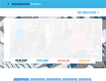 Tablet Screenshot of foundfitpt.com